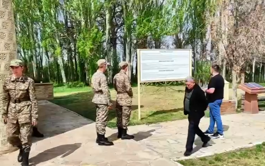 ӘСКЕРИ КУРСАНТТАР АЙША БИБІ БАСЫНДА