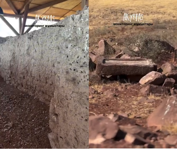 АҚЫРТАС АРХЕОЛОГИЯЛЫҚ КЕШЕНІНДЕ МОНИТОРИНГ ЖҰМЫСТАРЫ ЖҮРГІЗІЛДІ