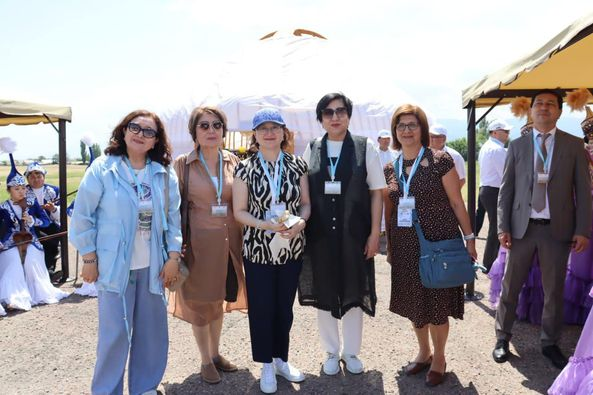 Жұмағұлова Фариза ортағасырлық «Құлан»қалашығына экскурсия жүргізді