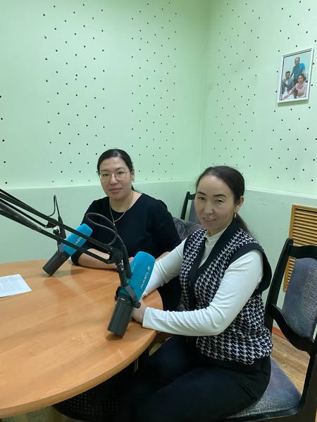 Мадина Мананбайқызы «Жамбыл» радиосының FM 100,8 әуе толқынында сұхбат берді