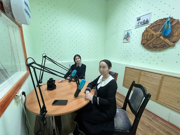 Гүлмарал Үшкемпірқызы «Жамбыл» радиосының FM 100,8 әуе толқынында сұхбат берді 08.01.25