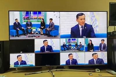 Тікелей эфирде сұхбат берілді