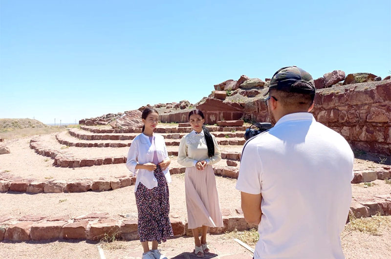 «Ақыртас» сарай-кешенінде түсірілім жүргізілді