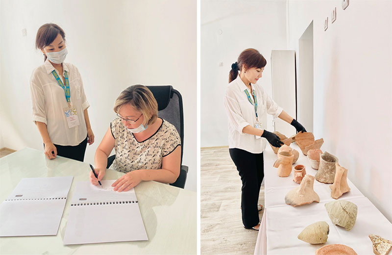 Қыштан жасалған жәдігерлер