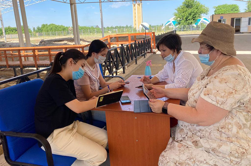 «Тарихты суреттейміз» атты мұражай сабағын өткізді