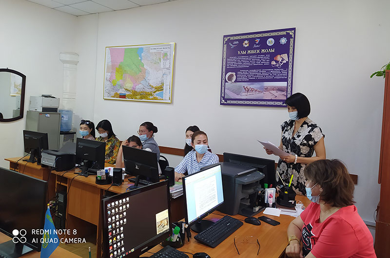 Музей ұжымы мүшелерінің жұмыс тобының отырысы өтті