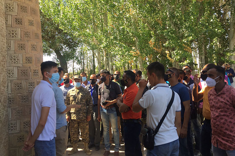 Археологиялық саябақтың тарихымен танысты