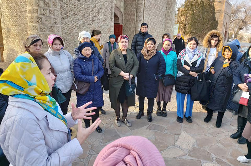 №7 қалалық емхана қызметкерлеріне экскурсия өткізілді