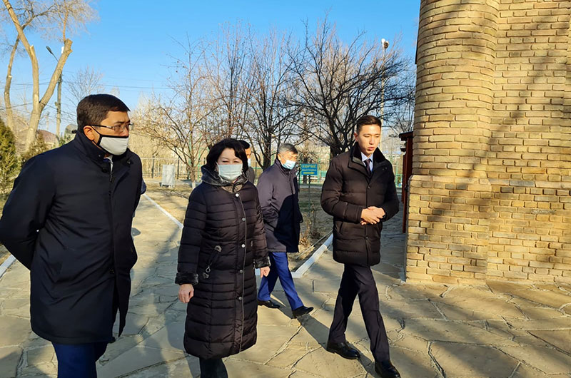 «Қарахан» кесенесінде экскурсия жүргізілді