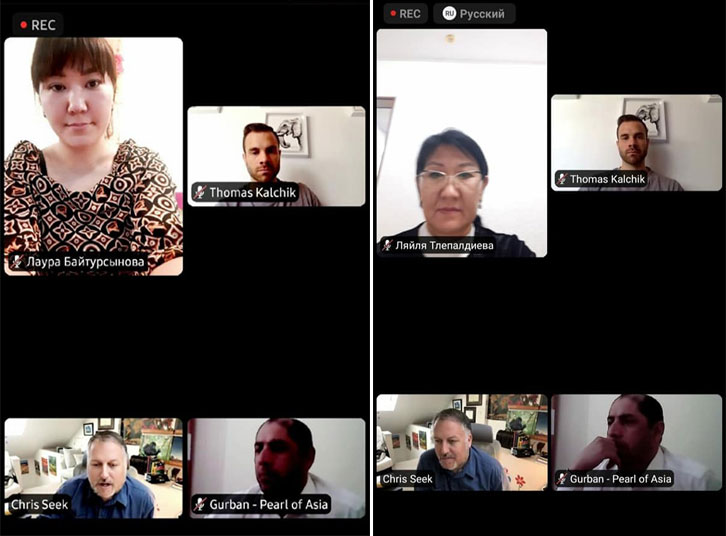 Кезекті онлайн-сабақ өтті