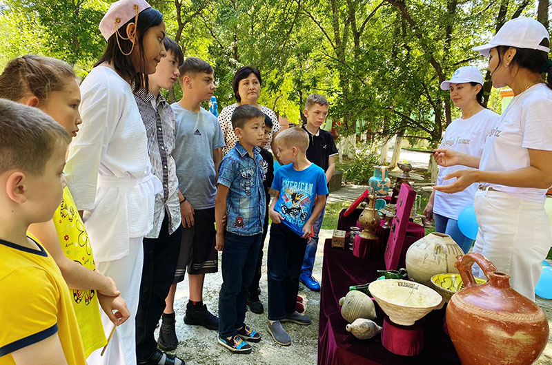 № 1 балалар үйінде жылжымалы көрме ұйымдастырылды