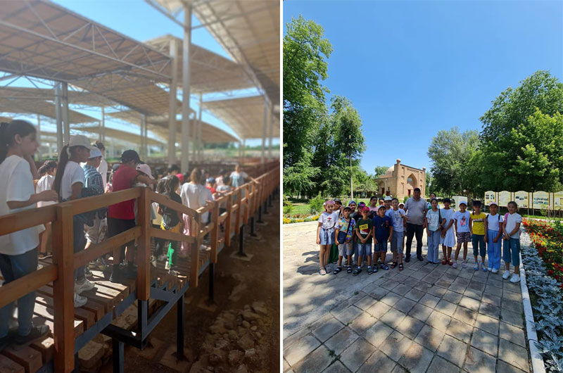 Мектеп оқушылары музей-қорықтың нысандарында қонақта болды