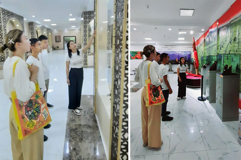 Жамбыл облыстық тарихи-өлкетану музейіне барды