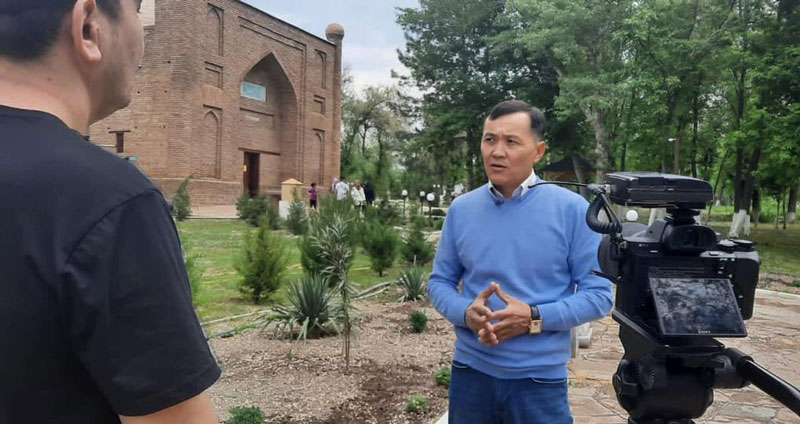 Тарихи нысандарда түсірілім жұмыстары жүргізілді